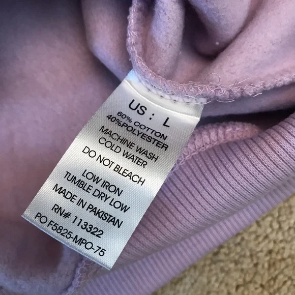 Great Smoky Mountains Tennessee Hoodie Sweatshirt Adult Large Oversized Purple - Picture 8 of 8